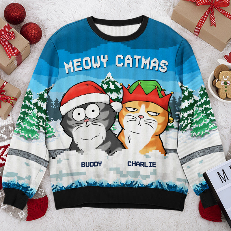 Cookies For Santa Paws - Dog & Cat Personalized Custom Ugly Sweatshirt - Unisex Wool Jumper - Christmas Gift For Pet Owners, Pet Lovers