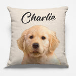 Custom Photo I Love My Dog - Dog & Cat Personalized Custom Pillow - Christmas Gift For Dog Lovers, Pet Owners
