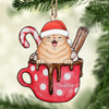 We Woof You A Meowy Christmas - Dog & Cat Personalized Custom Ornament - Wood Custom Shaped - Christmas Gift For Pet Owners, Pet Lovers