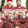 At Christmas All Roads Lead Home - Family Personalized Custom Ugly Sweatshirt - Unisex Wool Jumper - Christmas Gift For Family Members