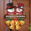 Can’t Wait To Spend Christmas Together - Family Personalized Custom Shaped Home Decor Wood Sign - House Warming Gift, Christmas Gift For Grandma, Grandpa