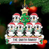 Family Is The Best Part Of Christmas - Family Personalized Custom Ornament - Acrylic Custom Shaped - Christmas Gift For Family Members