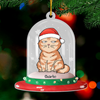Have A Furry Christmas - Dog & Cat Personalized Custom Ornament - Acrylic Custom Shaped - Christmas Gift For Pet Owners, Pet Lovers
