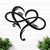 Our Love - Couple Personalized Custom Home Decor Cut Metal Sign, Metal Wall Art - Gift For Husband Wife, Anniversary