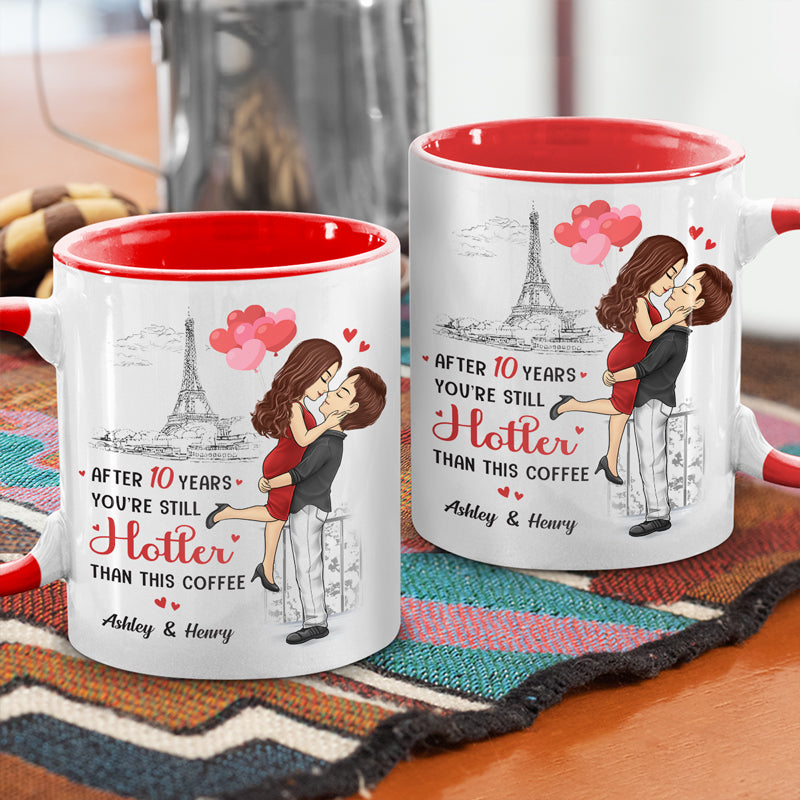 You Are My King And I Am Your Queen - Couple Personalized Custom Accent Mug - Christmas Gift For Husband Wife, Anniversary