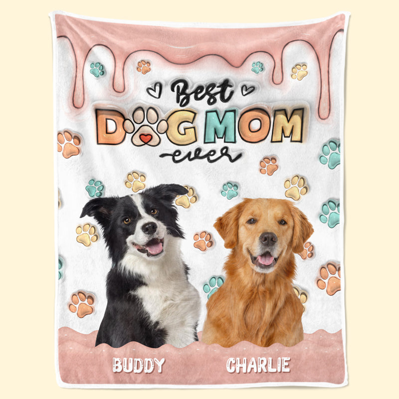 Custom Photo When I Needed A Hand, I Found A Paw - Dog & Cat Personalized Custom 3D Inflated Effect Printed Blanket - Gift For Pet Owners, Pet Lovers