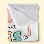 Life Is Better With Dogs - Dog Personalized Custom 3D Inflated Effect Printed Blanket - Gift For Pet Owners, Pet Lovers