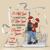 My Favorite Place In All The World - Couple Personalized Custom Puzzle Shaped Acrylic Plaque - Christmas Gift For Husband Wife, Anniversary