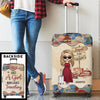 Let's Go Everywhere - Travel Personalized Custom Luggage Cover - Holiday Vacation Gift, Gift For Adventure Travel Lovers