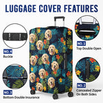 Custom Photo Pets Are Loyal Companions For Life - Dog & Cat Personalized Custom Luggage Cover - Holiday Vacation Gift,  Gift For Adventure Travel Lovers, Pet Owners, Pet Lovers