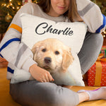 Custom Photo I Love My Dog - Dog & Cat Personalized Custom Pillow - Christmas Gift For Dog Lovers, Pet Owners
