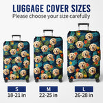 Custom Photo Pets Are Loyal Companions For Life - Dog & Cat Personalized Custom Luggage Cover - Holiday Vacation Gift,  Gift For Adventure Travel Lovers, Pet Owners, Pet Lovers