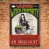 You Are No Longer A Trespasser - Cat Personalized Custom Home Decor Metal Sign - Halloween Gift For Witches, Yourself, Pet Owners, Pet Lovers