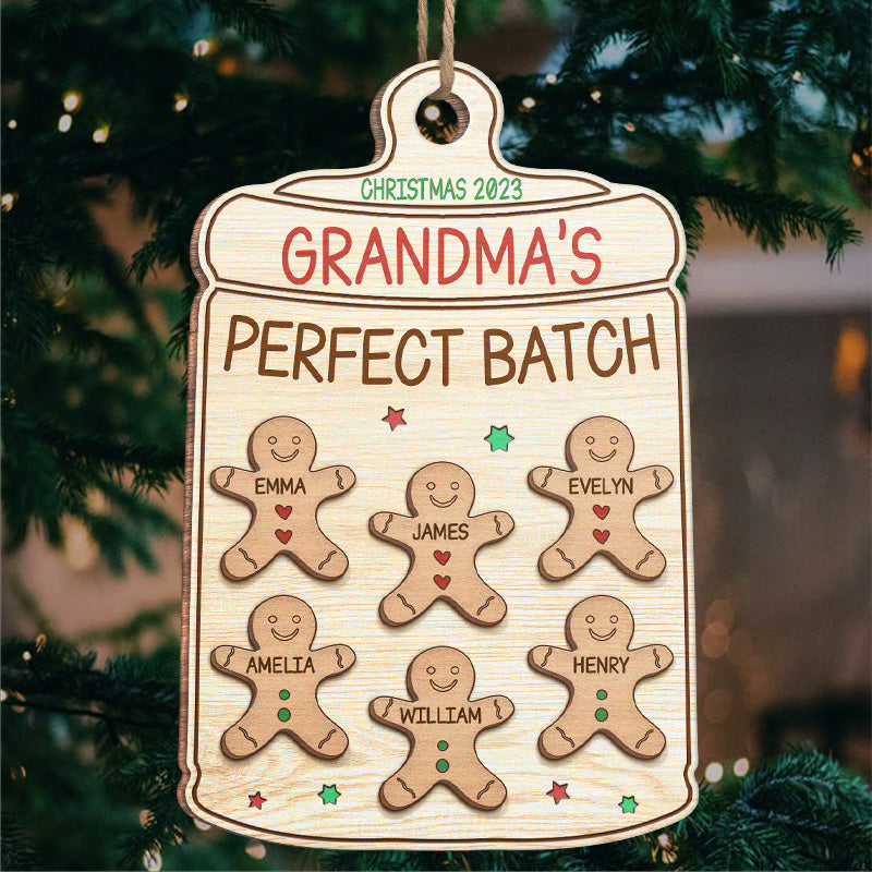 We Are Your Perfect Batch - Family Personalized Custom Ornament - Wood Custom Shaped - Christmas Gift For Family Members