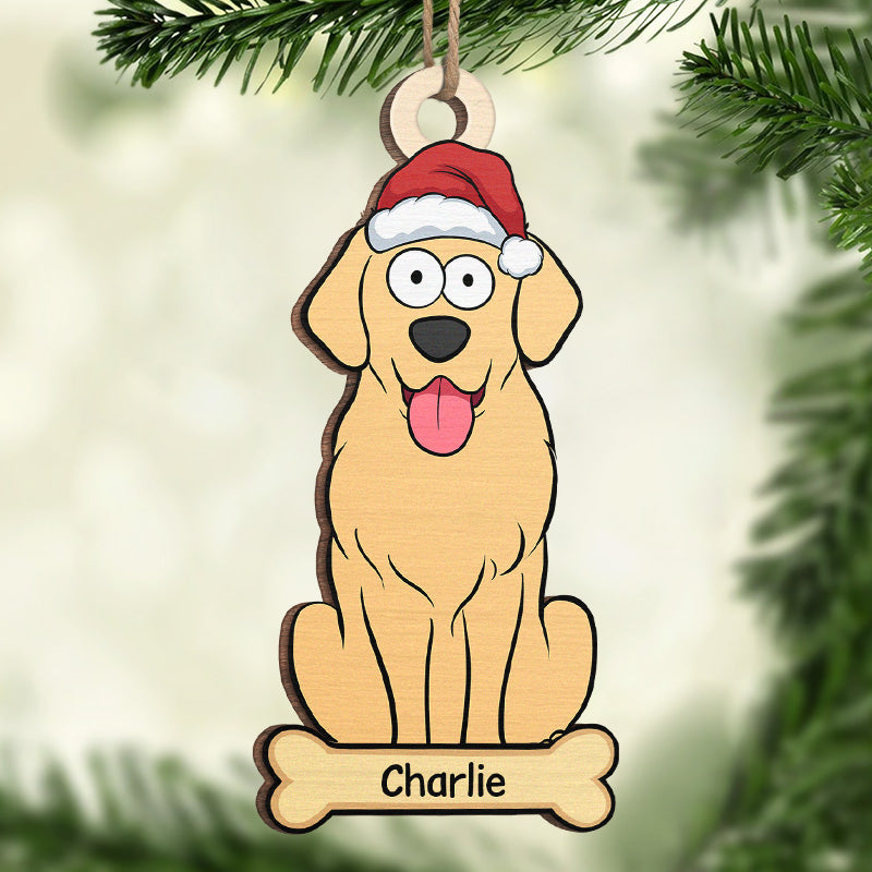 This Friendship Is Fur Real - Dog Personalized Custom Ornament - Wood Custom Shaped - Christmas Gift For Pet Owners, Pet Lovers