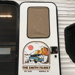 The Stars Were Made For Camping Trips - Camping Personalized Custom RV Decal - Gift For Camping Lovers