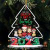 Family Makes This House A Home - Family Personalized Custom Ornament - Acrylic Custom Shaped - Christmas Gift For Family Members