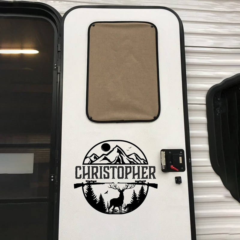 The Wilderness Is Where Magic Happens - Camping Personalized Custom RV Decal - Gift For Camping Lovers