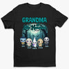 Nana Of Little Monsters - Family Personalized Custom Unisex T-shirt, Hoodie, Sweatshirt - Halloween Gift, Gift For Grandma, Grandpa