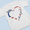 A Garden Of Love Grows In A Grandma's Heart - Family Personalized Custom Unisex Patriotic T-shirt, Hoodie, Sweatshirt - Independence Day, 4th Of July, Birthday Gift For Grandma