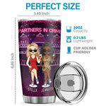 God Made Us Best Friends - Bestie Personalized Custom Tumbler - Gift For Best Friends, BFF, Sisters