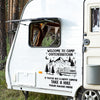 Never Take Camping Advice From Us  - Camping Personalized Custom RV Decal - Gift For Camping Lovers