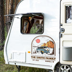 The Stars Were Made For Camping Trips - Camping Personalized Custom RV Decal - Gift For Camping Lovers
