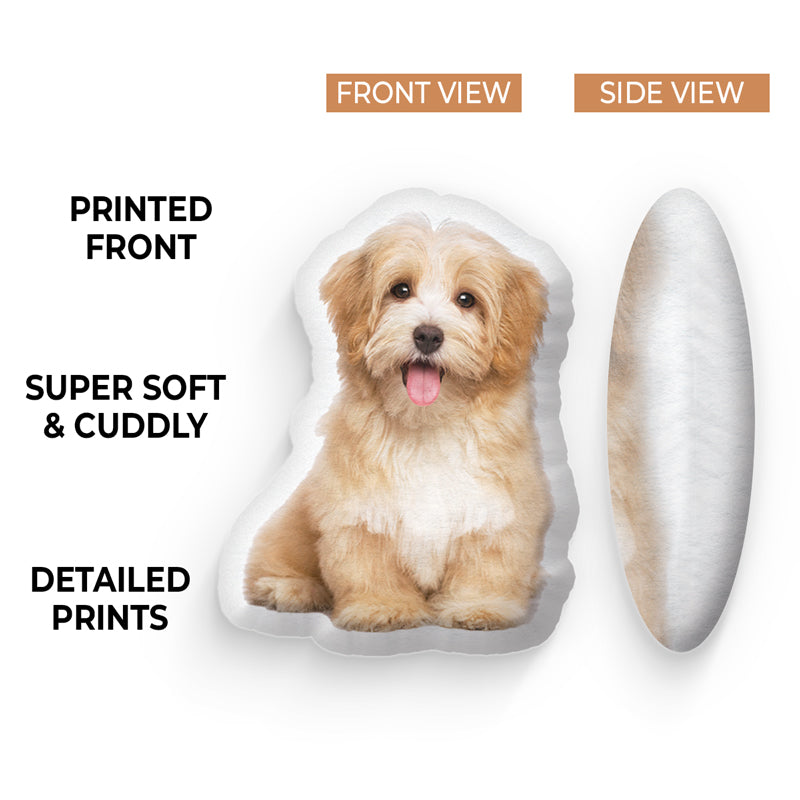 Custom Photo My Beloved Fur Baby - Dog & Cat Personalized Custom Shaped Pillow - Gift For Pet Owners, Pet Lovers
