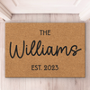 This Is Us - Family Personalized Custom Decorative Mat - Gift For Family Members
