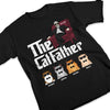 The Cat Father Cat Dad In Suit Cool Cats - Gift for Cat Dad - Personalized Unisex T-Shirt, Hoodie