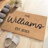 This Is Us - Family Personalized Custom Decorative Mat - Gift For Family Members