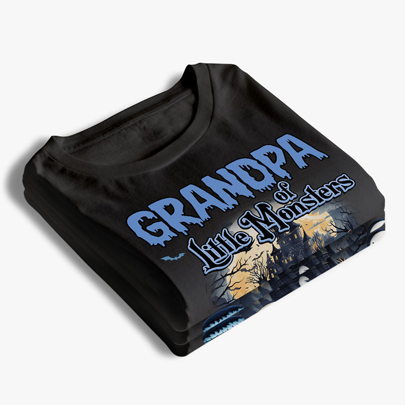 Granny Of Little Monsters - Family Personalized Custom Unisex T-shirt, Hoodie, Sweatshirt - Halloween Gift, Gift For Grandma, Grandpa