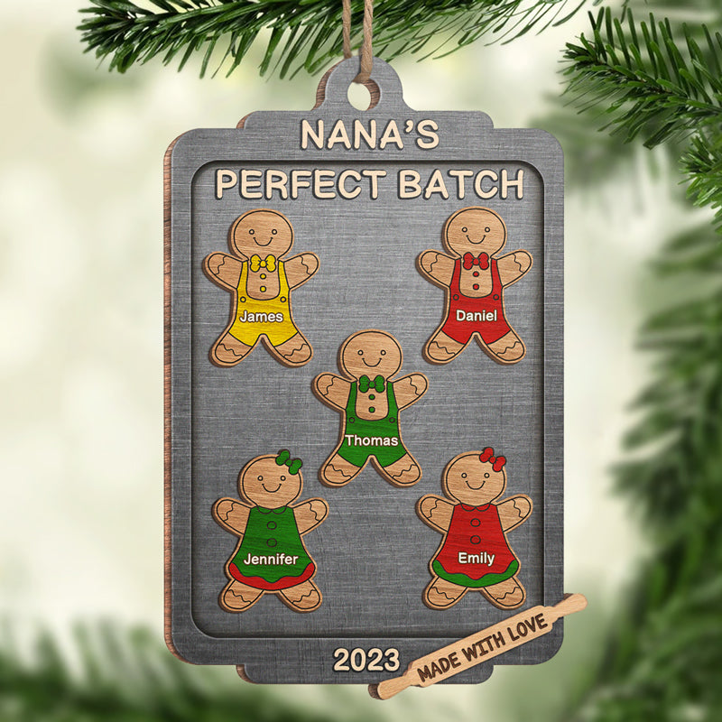 My Perfect Cookie Crew - Family Personalized Custom Ornament - Wood Custom Shaped - Christmas Gift For Family Members