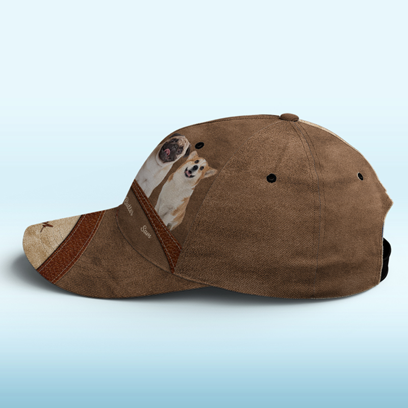 Custom Photo Life Is Better With Fur Baby Blue - Dog & Cat Personalized Custom Hat, All Over Print Classic Cap - New Arrival, Gift For Pet Owners, Pet Lovers