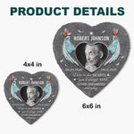Custom Photo You Will Always Be Loved - Memorial Personalized Memorial Garden Slate & Hook -  Sympathy Gift, Gift For Family Members