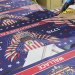 Custom Polyester Outdoor Banner - Personalized America 250th Anniversary Gifts For Family - Strong As One
