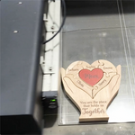 Custom Shaped Wooden Art Puzzle - Personalized Mother's Day Father's Day Birthday Gifts For Mom, Grandma - Love Never Fades