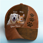 Custom Photo You Are My Beloved Pets - Dog & Cat Personalized Custom Hat, All Over Print Classic Cap - Gift For Pet Owners, Pet Lovers