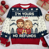 All Of Me Is Yours - Couple Personalized Custom Ugly Sweatshirt - Unisex Wool Jumper - Christmas Gift For Husband Wife, Anniversary