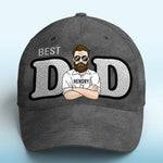 The World's Greatest Dad - Family Personalized Custom Hat, All Over Print Classic Cap - Father's Day, Mother's Day, Birthday Gift For Dad, Mom