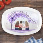 The Eternal Love Between Us - Family Personalized Custom Platter - Mother's Day, Birthday Gift For Mom