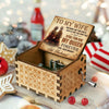3.7" To My Wife Our Home Ain’t No Castle - Couple Music Box - Gift For Husband Wife, Anniversary