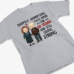 Happily Annoying Each Other - Couple Personalized Custom Unisex T-shirt, Hoodie, Sweatshirt - Gift For Husband, Wife, Couple