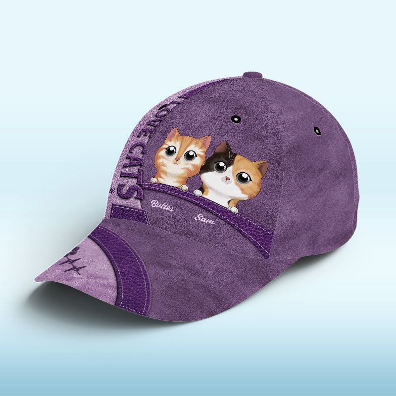 What Greater Gift Than The Love Of A Cat - Cat Personalized Custom Hat, All Over Print Classic Cap - Gift For Pet Owners, Pet Lovers