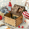 3.7" Custom Photo All Of Me Loves All Of You - Couple Personalized Custom Music Box - Gift For Husband Wife, Anniversary