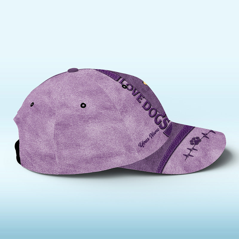 Dogs Leave Pawprints On Our Hearts - Dog Personalized Custom Hat, All Over Print Classic Cap - Gift For Pet Owners, Pet Lovers