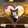 Custom Photo You're Always In My Heart - Memorial Personalized Custom Car Ornament - Acrylic Custom Shaped - Sympathy Gift For Pet Owners, Pet Lovers