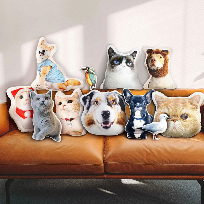 Custom Photo My Beloved Fur Baby - Dog & Cat Personalized Custom Shaped Pillow - Gift For Pet Owners, Pet Lovers