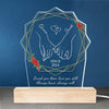 From Our First Kiss Till Our Last Breath - Couple Personalized Custom Shaped 3D LED Light - Gift For Husband Wife, Anniversary