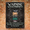 You Will Be Used As Ingredients - Personalized Custom Home Decor Witch Metal Sign - Halloween Gift For Witches, Yourself